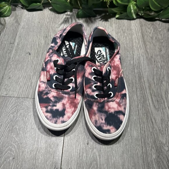Vans Comfycush Authentic Tie Dye Purple Pink Women Size 6 Shoes - Picture 2 of 8
